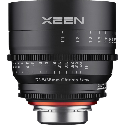 Rokinon Xeen 35mm T1.5 Lens for Canon EF mount camera