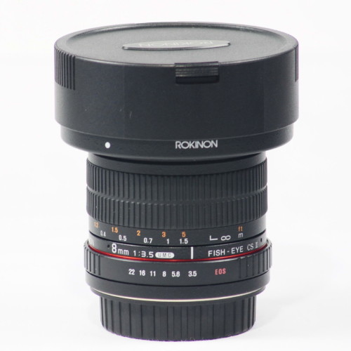 Rokinon 8mm F3.5 HD UMC Fisheye with Removable Hood for Canon