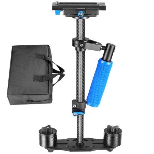 Neewer Carbon Fiber 15.7″ Small Handheld Stabilizer with Quick Release Plate