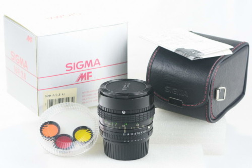 (HIẾM) Sigma 16mm F2.8 Filtermatic fisheye for Nikon AI