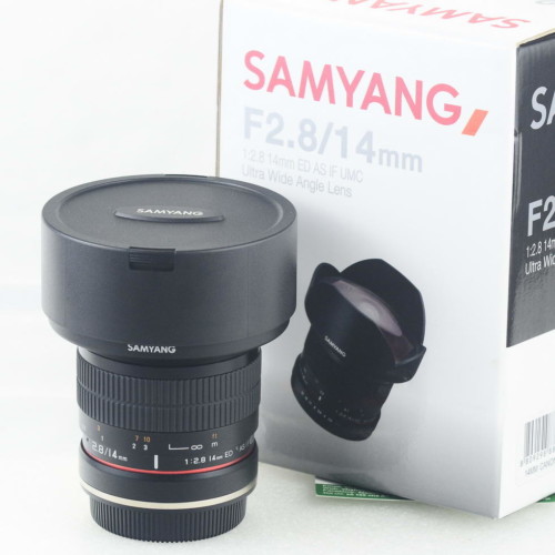 Samyang 14mm F2.8 ED AS IF UMC with AE chip for Canon