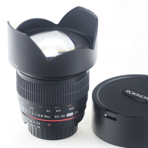 Rokinon 10MAF-N 10mm F2.8 ED AS NCS CS Ultra Wide Angle with AE Chip for Nikon