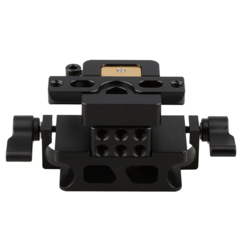 CAMVATE Aluminum Quick Release Baseplate for 15mm Rod System