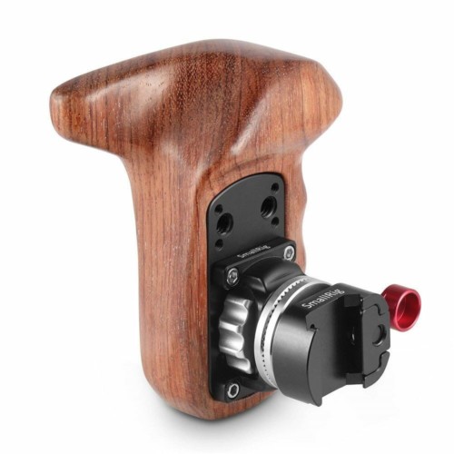 SMALLRIG Left Side Wooden Grip with NATO Mount 2118