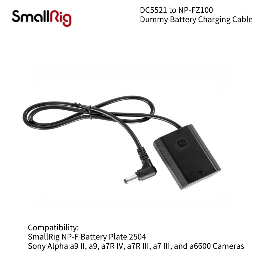 Pin giả SmallRig DC5521 to NP-FZ100 Dummy Cable 2922