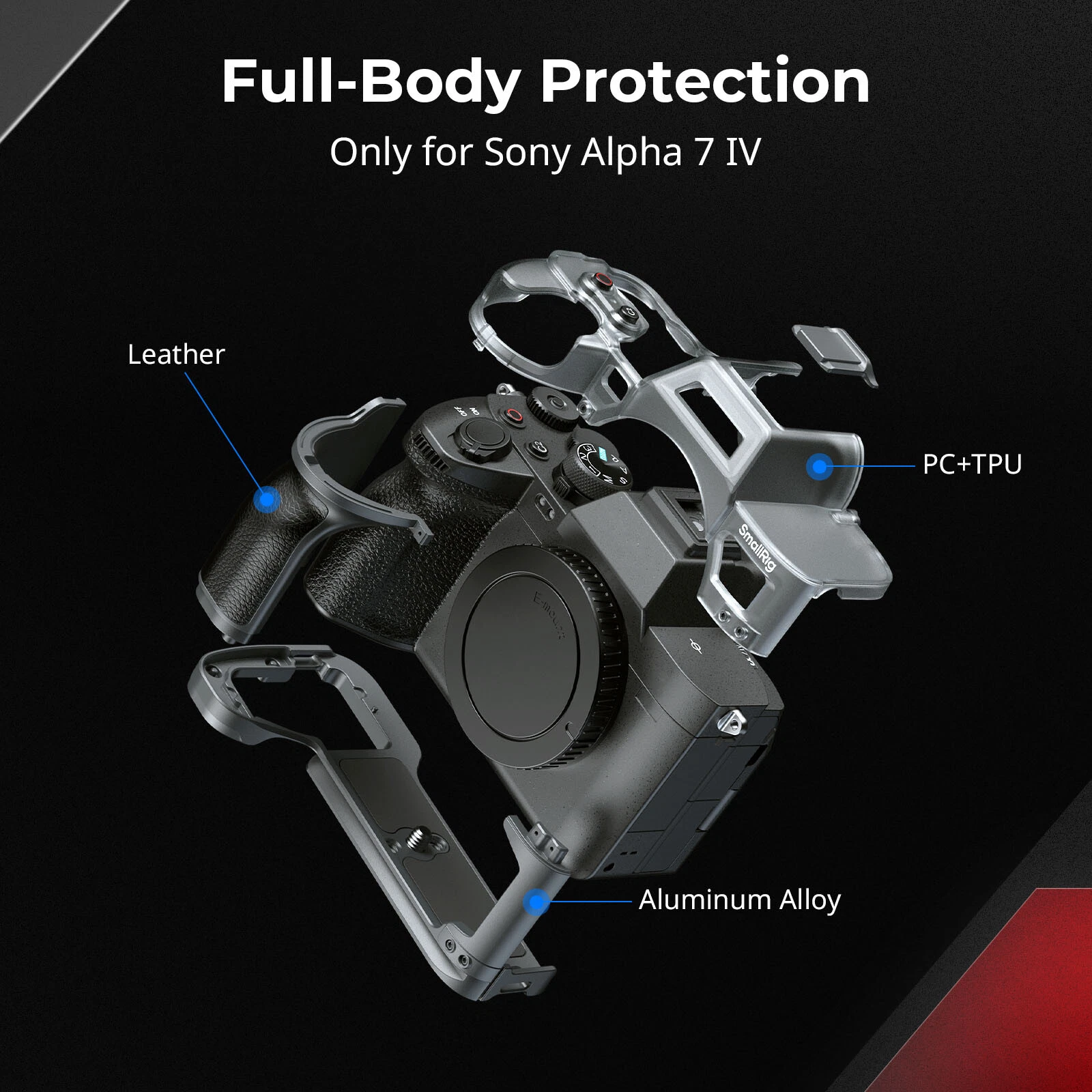 SMALLRIG Hybrid Modular Case for Sony Alpha 7 IV 4798