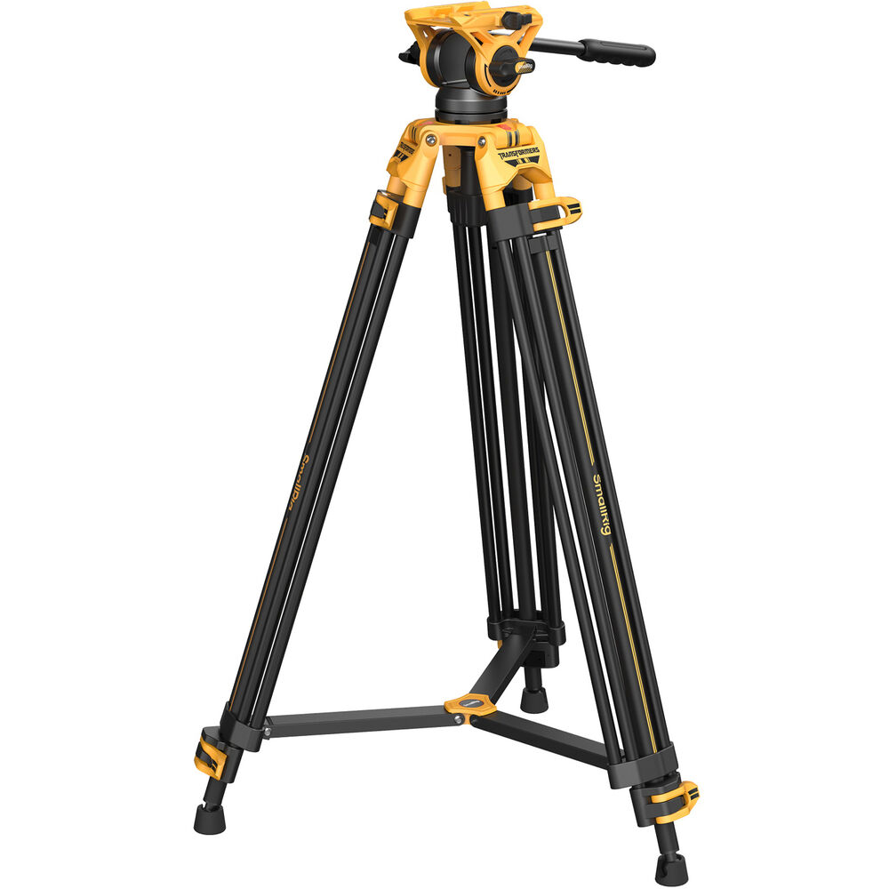 SMALLRIG AD-01 Heavy-Duty Tripod with Fluid Head (Bumblebee Edition) 5523